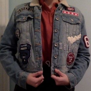 Superdry Sherpa Girlfriend Jean Jacket